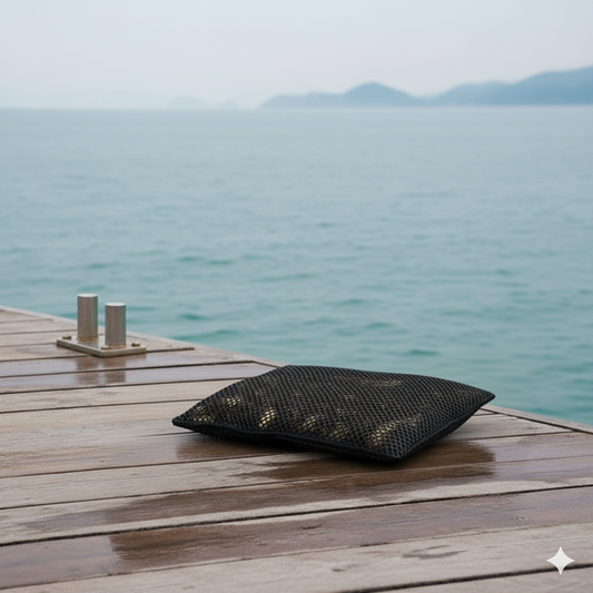 Saco de cultivo para ostras - Resistência, praticidade e alto rendimento