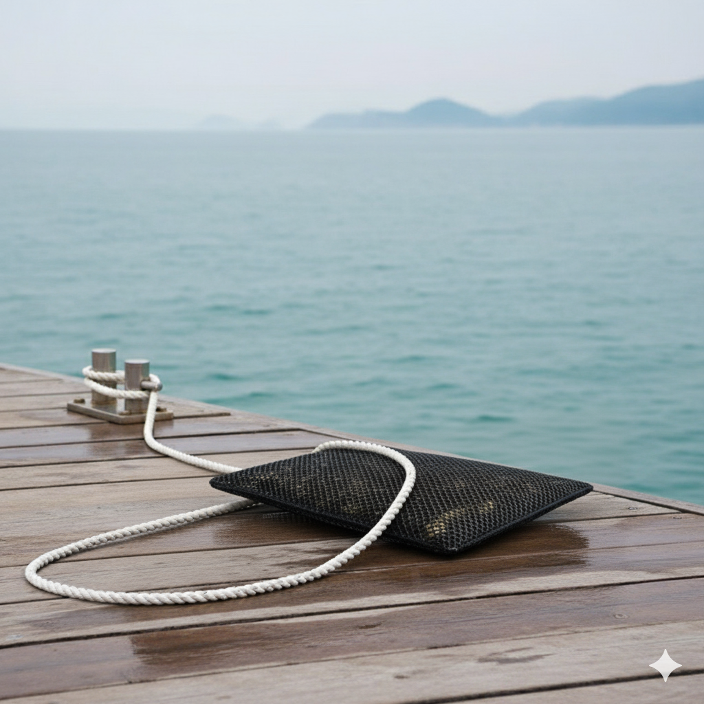 Saco de cultivo para ostras - Resistência, praticidade e alto rendimento